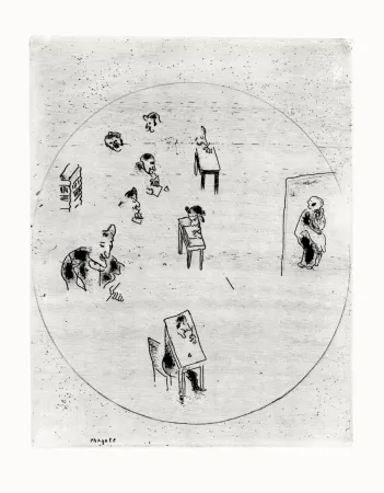 Água-Forte Chagall - Les Ames Mortes