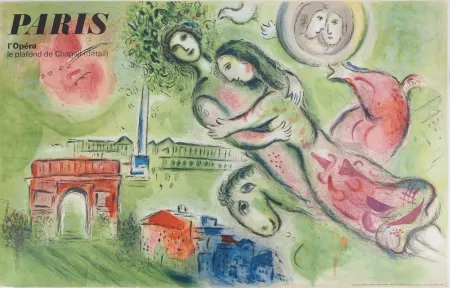 Livro Ilustrado Chagall - Les amoureux de l'Opéra