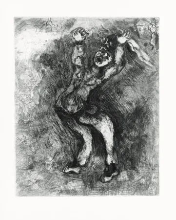 Água-Forte Chagall - Les Fables de La Fontaine