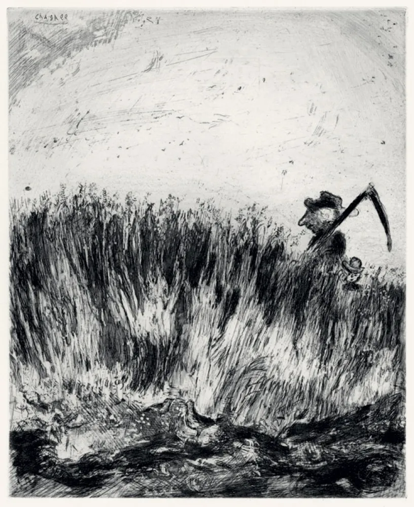 Água-Forte Chagall - Les Fables de La Fontaine