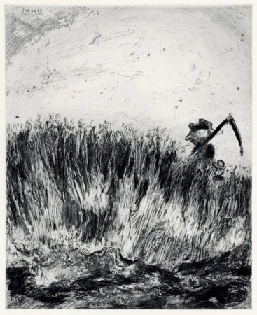 Água-Forte Chagall - Les Fables de La Fontaine