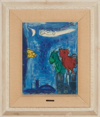 Litografia Chagall - Les Monstres de Notre-Dame