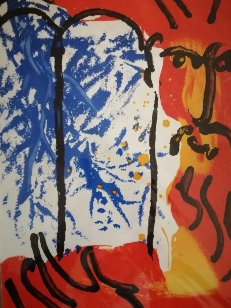 Litografia Chagall - Moise