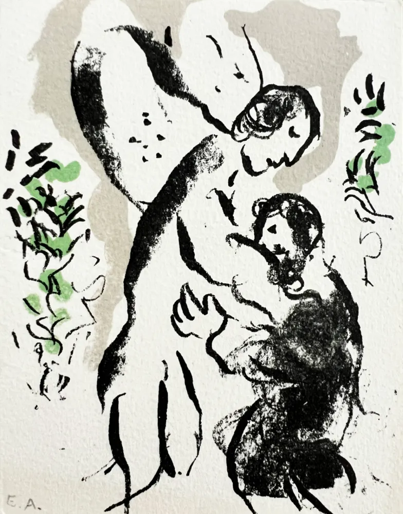 Litografia Chagall - New Year's Card