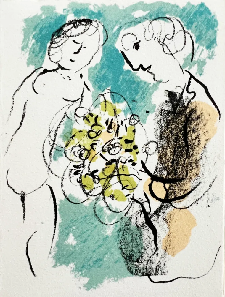 Litografia Chagall - New Year's Card