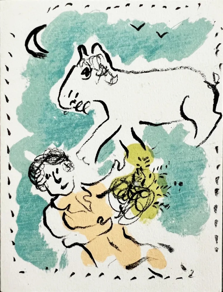 Litografia Chagall - New Year's Card