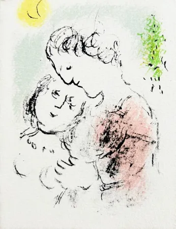 Litografia Chagall - New Year's Card