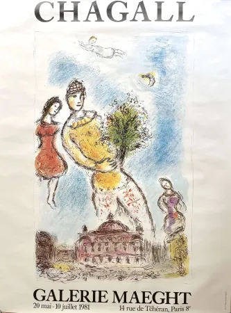 Cartaz Chagall - Opéra de Paris