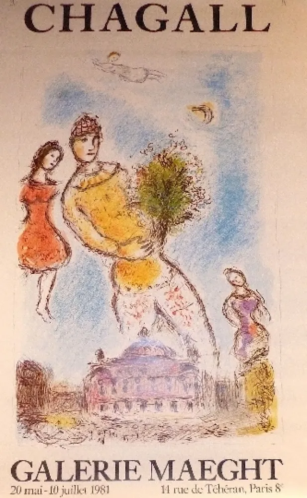 Cartaz Chagall - Opera garnier
