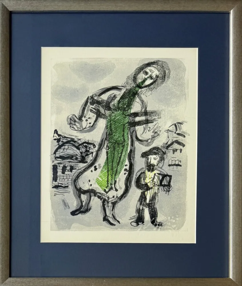 Xilogravura Chagall - Poèmes, Planche XIII