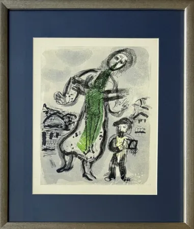 Xilogravura Chagall - Poèmes, Planche XIII