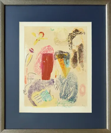 Xilogravura Chagall - Poèmes, Planche XXII (trial proof)