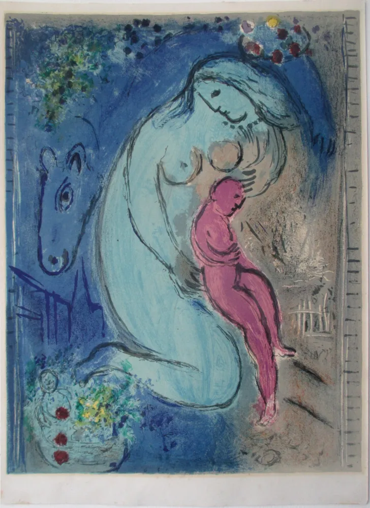 Litografia Chagall - Quai aux Fleurs