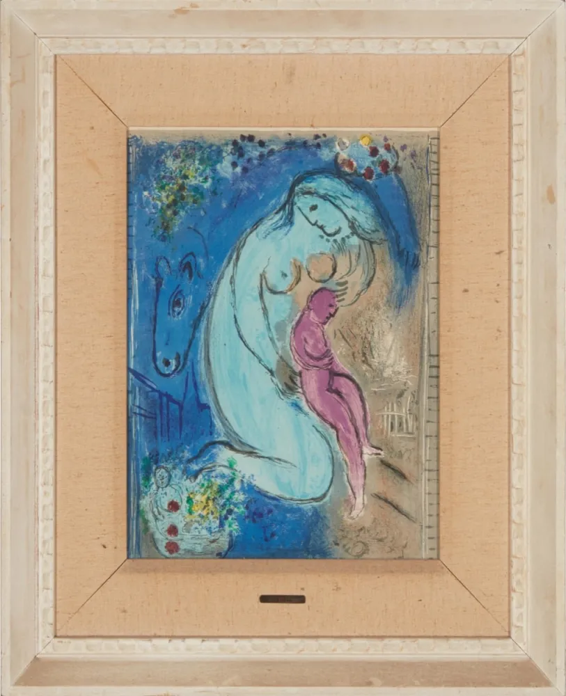 Litografia Chagall - Quai aux Fleurs