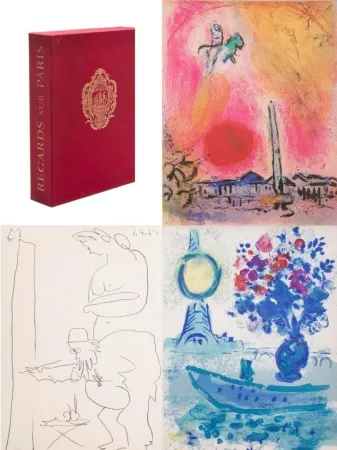 Livro Ilustrado Chagall - Regards sur Paris