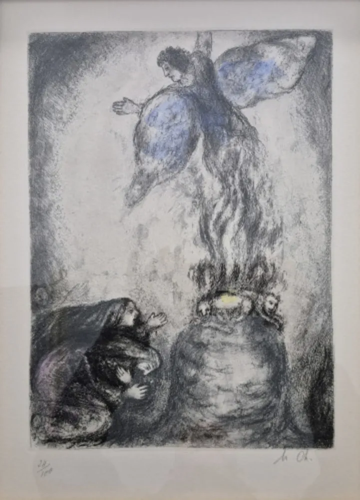 Gravura Chagall - Sacrifice of Manoah