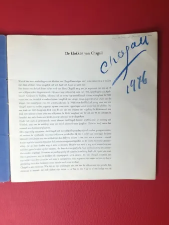 Livro Ilustrado Chagall - Signed - De klokken van Chagall