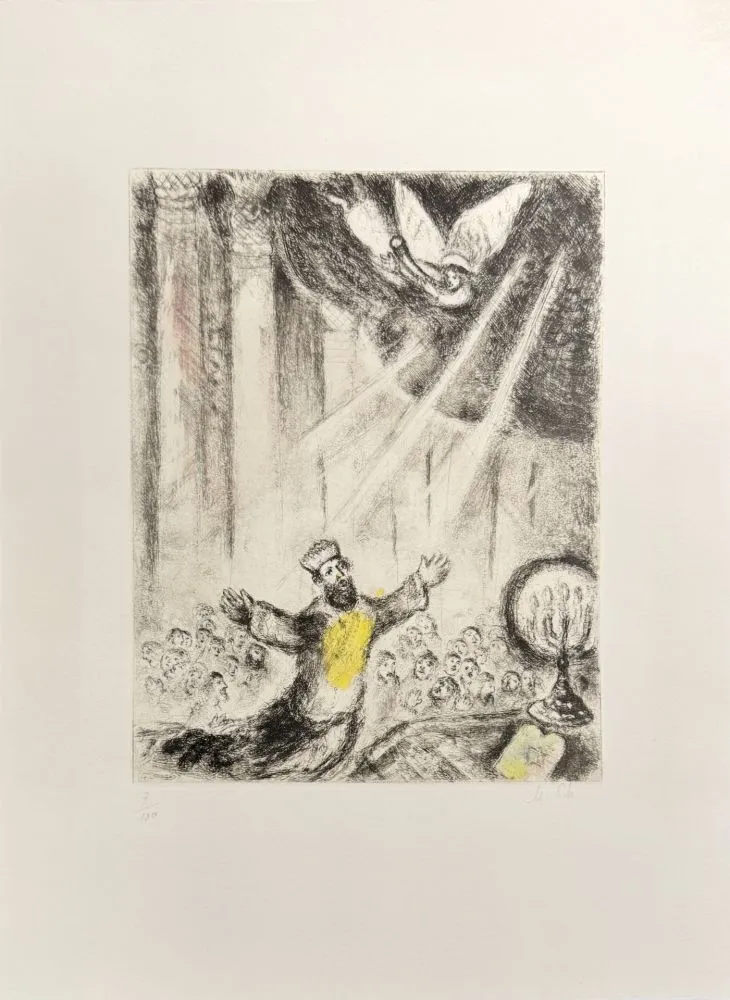 Água-Forte Chagall - Solomon's Prayer
