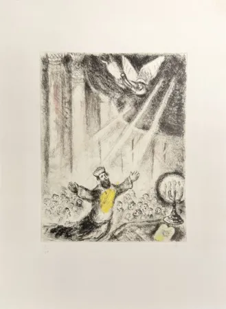 Água-Forte Chagall - Solomon's Prayer