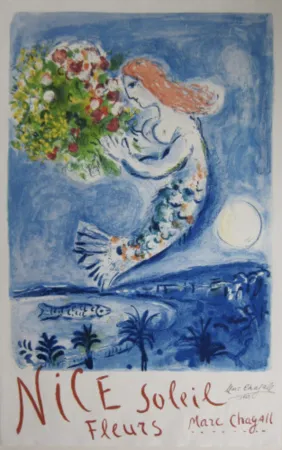 Litografia Chagall - The Bay of Angels (La Baie des Anges)