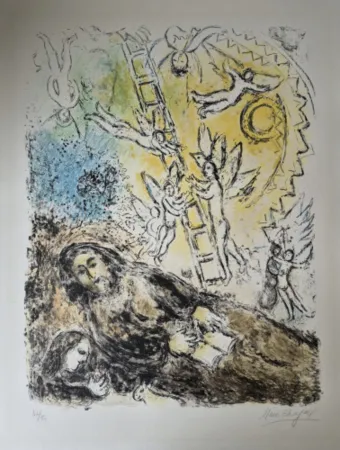 Litografia Chagall - The Prophet