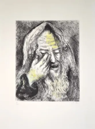 Gravura Chagall - The suffering of Jeremiah - MCH103