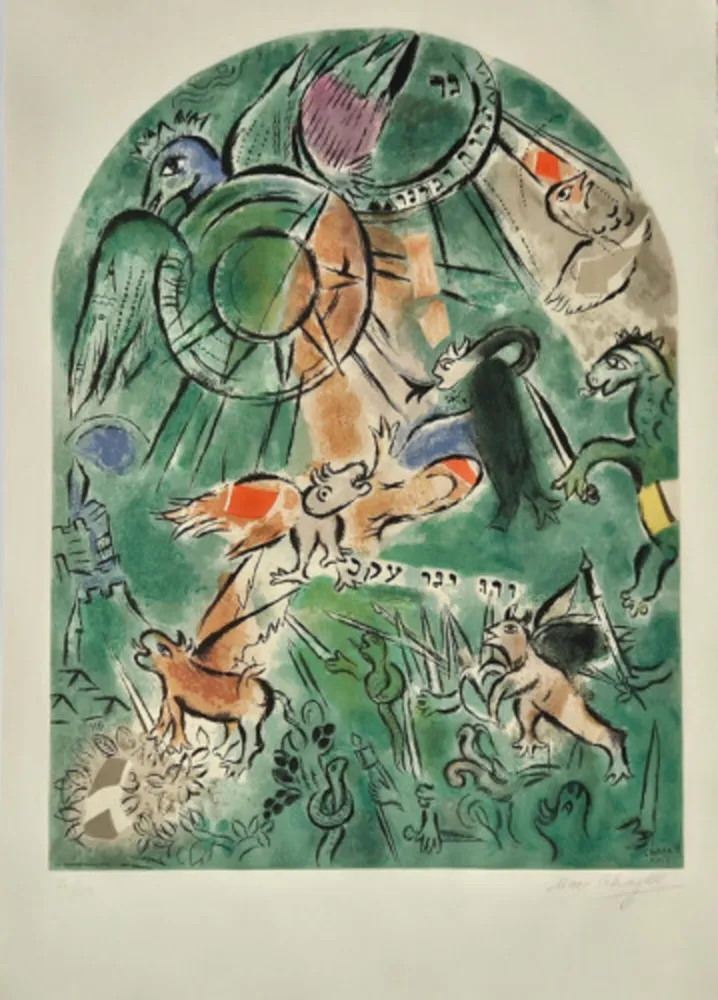 Litografia Chagall - The Tribe of Gad CS19