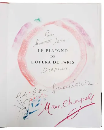 Múltiplo Chagall - Unique Drawing of the Paris Opera Ceiling