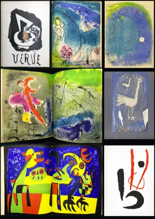 Livro Ilustrado Chagall - VERVE Vol. VII. N° 27-28. VISIONS DE PARIS (1953)