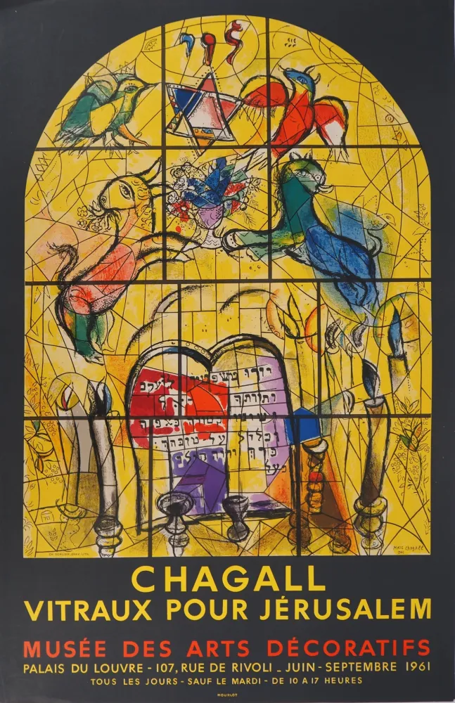 Livro Ilustrado Chagall - Vitraux de Jérusalem, Tribu de Lévi