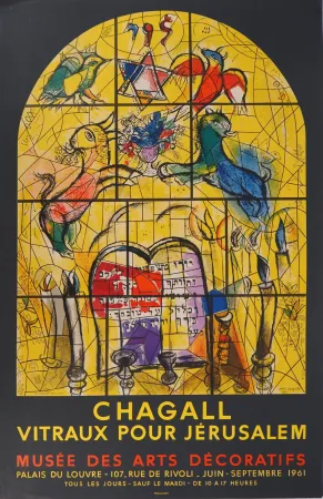 Livro Ilustrado Chagall - Vitraux de Jérusalem, Tribu de Lévi