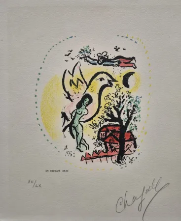 Litografia Chagall - Vocation