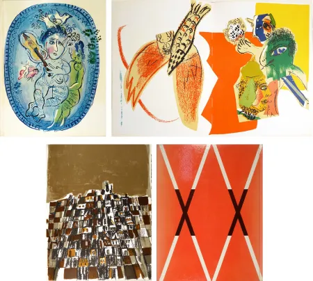 Livro Ilustrado Chagall - XXe SIECLE. Nouvelle série. XXVIIIe année. N° 26. Mai 1966 - QUATRE THÈMES…(Chagall, V. Da Silva)