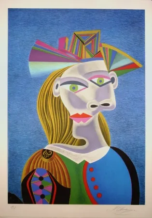 Litografia Chemiakin - Picasso transformation 3