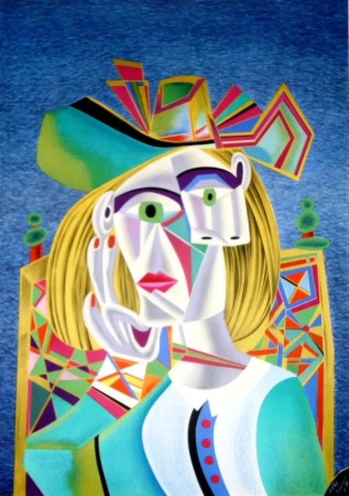 Litografia Chemiakin - Picasso transformation 4