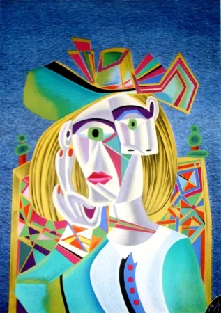 Litografia Chemiakin - Picasso transformation 4