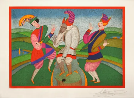 Litografia Chemiakin - RITES OF SPRING