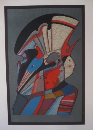 Litografia Chemiakin - Sans titre