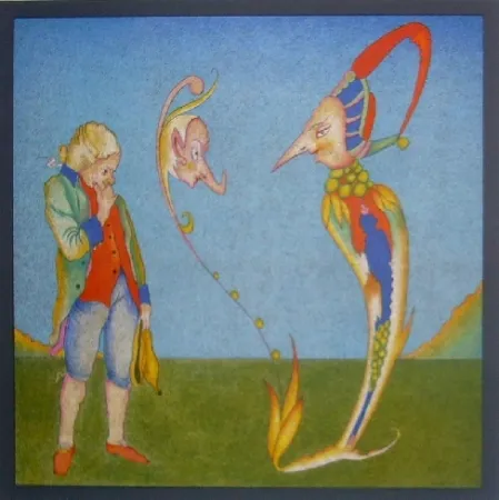 Litografia Chemiakin - Suite Carnaval de Saint Petersbourg 4