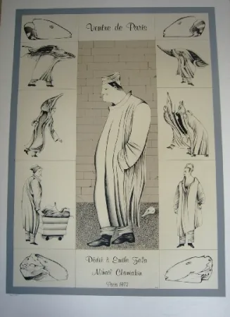 Litografia Chemiakin - Ventre de Paris 1