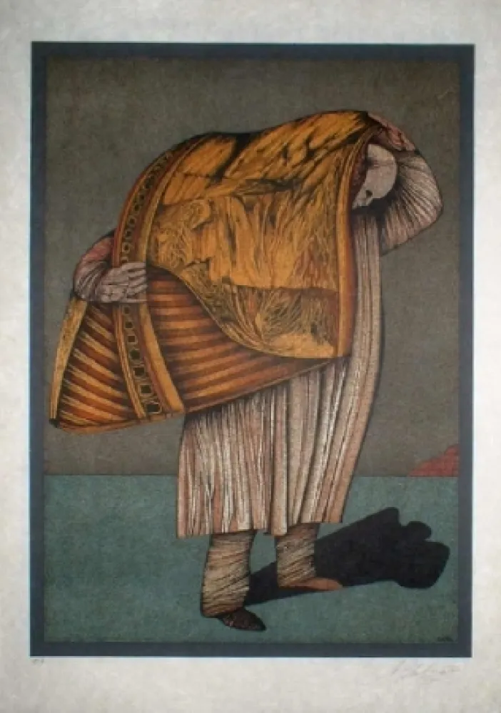 Litografia Chemiakin - Ventre de Paris 11