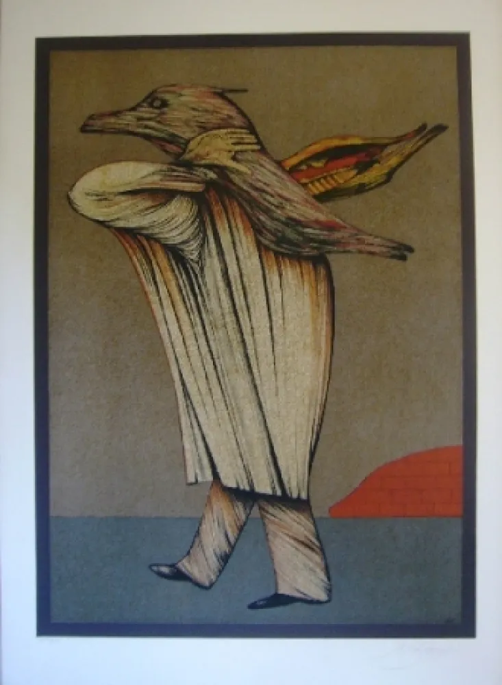 Litografia Chemiakin - Ventre de Paris 12