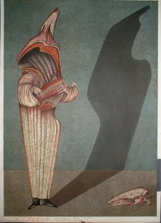 Litografia Chemiakin - Ventre de Paris 5