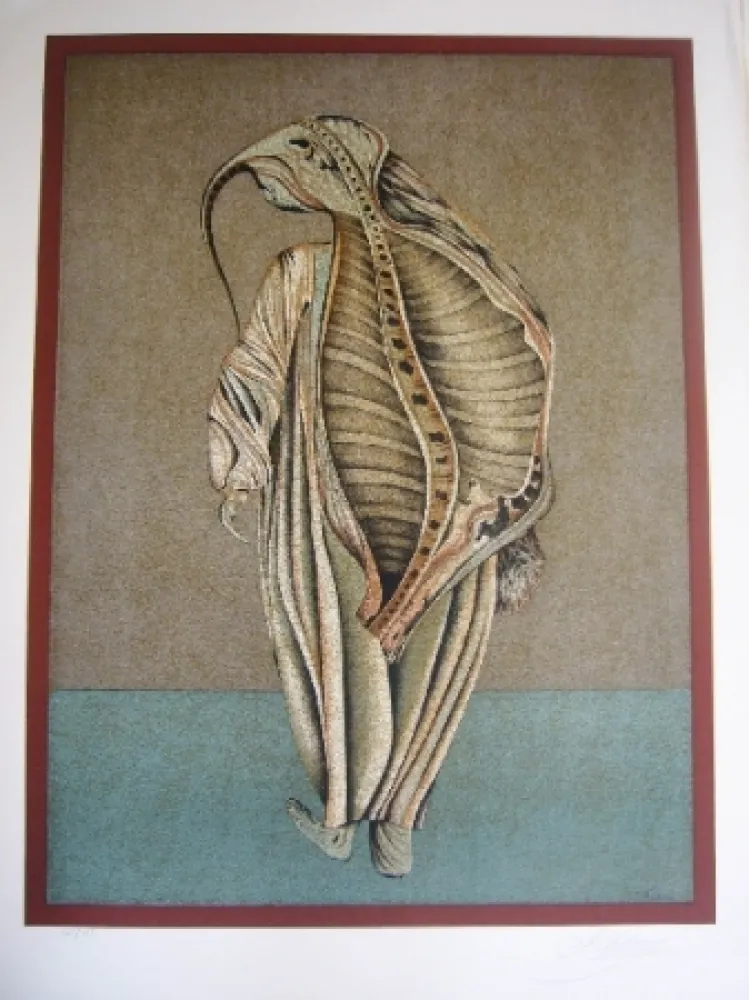 Litografia Chemiakin - Ventre de Paris 8