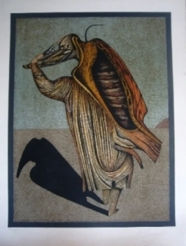 Litografia Chemiakin - Ventre de Paris 9