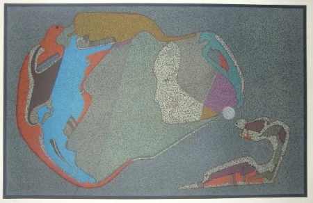 Litografia Chemiakin - Visage monde