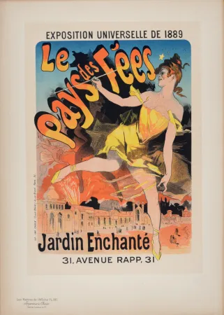 Litografia Cheret - Les Maîtres de l'Affiche : Le Pays des Fées, 1899