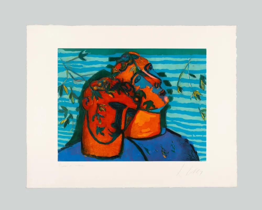 Xilogravura Chia - Composizione