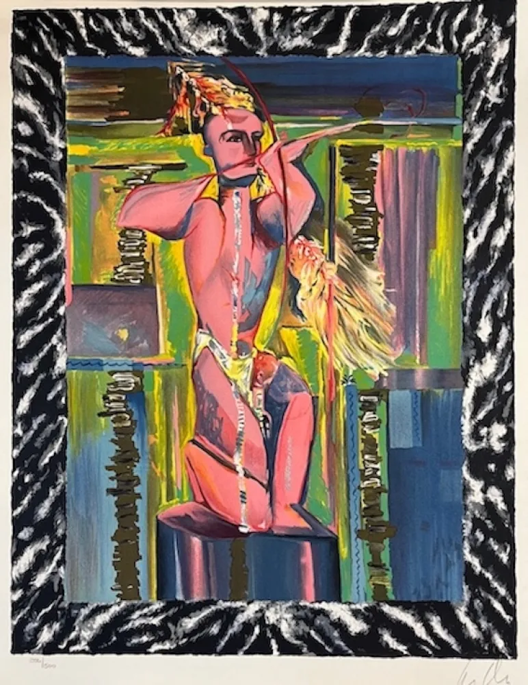 Litografia Chia - Sin titulo ( la arquera )