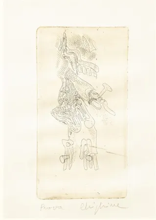 Água-Forte Chighine - Cristo